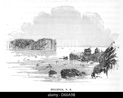 Eine Reise nach Neufundland; seine Landschaft und Fischerei; mit einem Account von der Verlegung des u-Fernschreiber Kabel (1855) Stockfoto