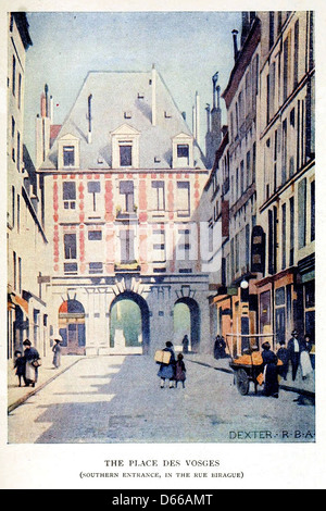 Ein Wanderer in Paris (1909) Stockfoto