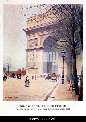 Ein Wanderer in Paris (1909) Stockfoto