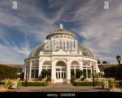 Das Enid A. Haupt Konservatorium an der New York Botanical Garden in der Bronx Stockfoto