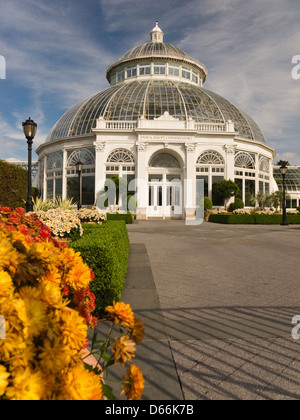 Das Enid A. Haupt Konservatorium an der New York Botanical Garden in der Bronx Stockfoto