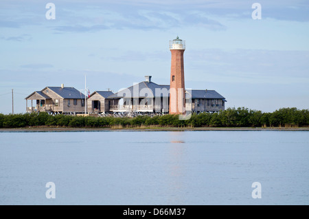 Lydia Ann Lighthouse in der Nähe von Port Aransas, Texas, USA Stockfoto