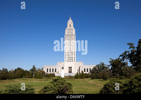 Ein Blick auf das äußere des Louisiana House Of Representatives in Baton Rouge Stockfoto