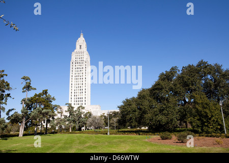 Ein Blick auf das äußere des Louisiana House Of Representatives in Baton Rouge Stockfoto