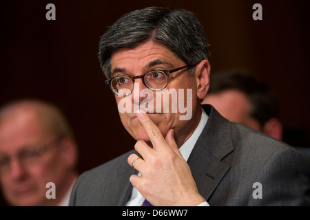 Gina McCarthy während ihrer Anhörung der Environmental Protection Agency (EPA) zu führen. Stockfoto