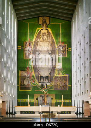 Coventry Cathedral Sutherland Wandteppich Christus in Herrlichkeit Stockfoto