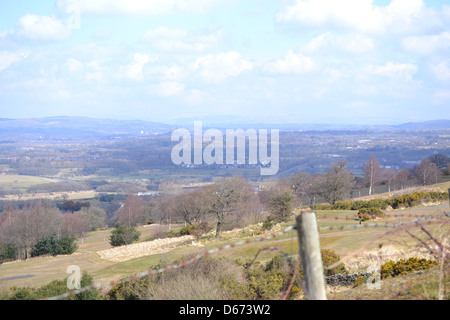 Ribble Valley - die zeitlose Landschaft des ländlichen Lancashire, diesem Bereich bleibt relativ unerforscht. Stockfoto