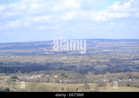 Ribble Valley - die zeitlose Landschaft des ländlichen Lancashire, diesem Bereich bleibt relativ unerforscht. Stockfoto