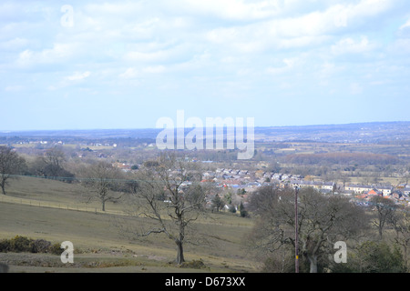 Ribble Valley - die zeitlose Landschaft des ländlichen Lancashire, diesem Bereich bleibt relativ unerforscht. Stockfoto