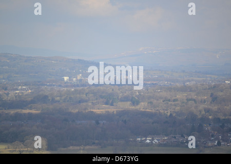 Ribble Valley - die zeitlose Landschaft des ländlichen Lancashire, diesem Bereich bleibt relativ unerforscht. Stockfoto