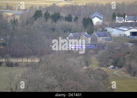 Ribble Valley - die zeitlose Landschaft des ländlichen Lancashire, diesem Bereich bleibt relativ unerforscht. Stockfoto