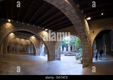 Frederic Mares Museum, Barri Gòtic, Barcelona-Spanien Stockfoto