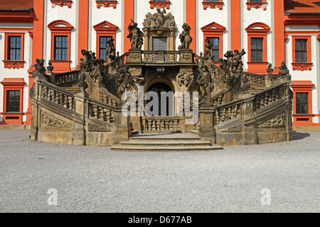 Das Schloss Troja-Prag-Tschechien Stockfoto