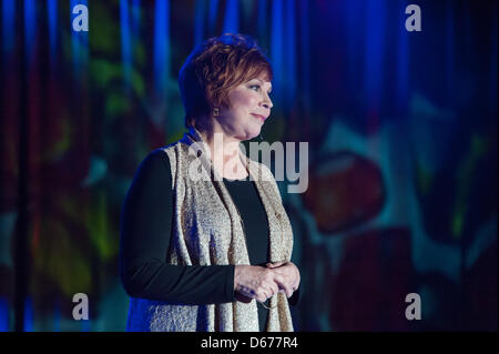 Lincoln, Kalifornien, USA. 13. April 2013. Vicki Lawarence führt im Thunder Valley Casino Resort in Lincoln, Kalifornien auf Arpil 13, 2013 Stockfoto