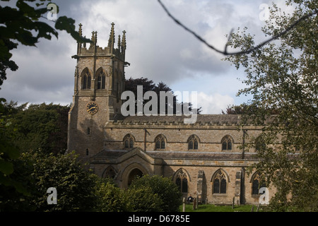 St. Andreas Kirche Aysgarth Wensleydale Yorkshire Dales England Stockfoto