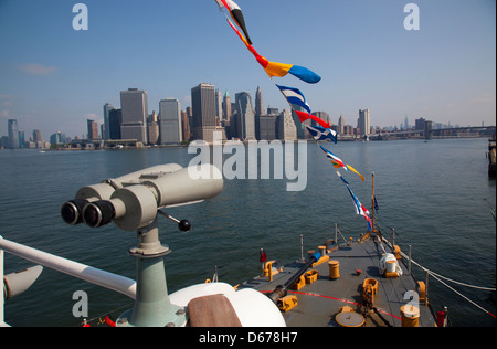 Schiff der Flotte Woche in Brooklyn New York Stockfoto