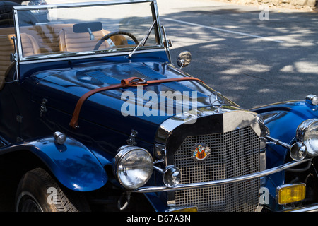 Klassische Mercedes-Benz Roadster Replica parkten auf einer Straße in Carmel, Kalifornien Stockfoto