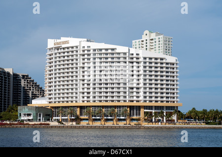 Mandarin Oriental Hotel auf Brickell Key in Miami Stockfoto