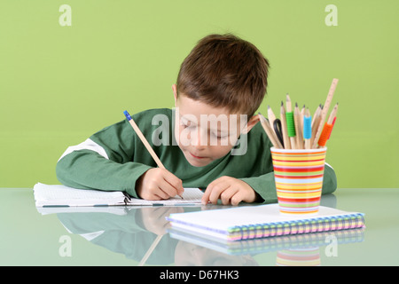 schreiben, Schulkinder, Hausaufgaben, Schulkind