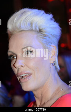 Brigitte Nielsen - Premiere "Den Schlüssel" / Jaguar F-Type im E-Werk in Berlin. Stockfoto