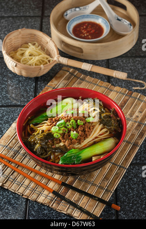 Dan Dan Nudeln Szechuan Essen China Stockfoto