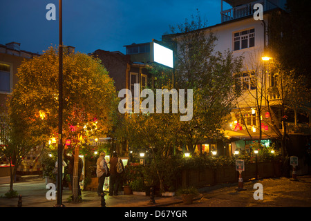 Ägypten, Istanbul, Sultanahmet, Yerebatan Caddesi, Restaurant Medusa Stockfoto