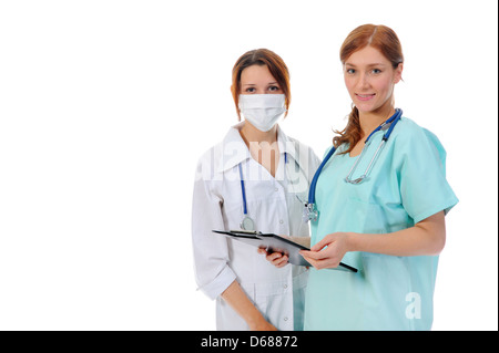 Arzt in uniform Stockfoto