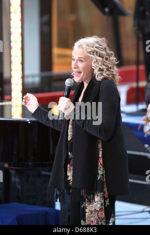 Carole King führt auf "Heute" im Rahmen der Konzertreihe Toyota am Rockefeller Center New York City, USA - 22.11.11 Stockfoto