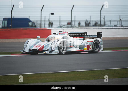 6 Stunden von Silverstone Langstrecken Auto-Weltmeisterschaft, Silverstone Circuit im Vereinigten Königreich, 14. April 2013 Stockfoto