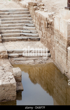Ort der Taufe Jesu Christi, jetzt in Jordanien im Nahen Osten und das Ziel für viele Pilger-Reise Stockfoto