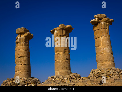 Neuen Reiches Fort und Aton-Tempel von Sesebi gebaut von Amenophis Iv, Sudan Stockfoto