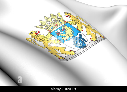 Wappen der Provinz Flevoland Stockfoto