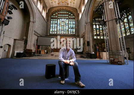 Rev Archie Coates in der St. Peter Kirche in Brighton Stockfoto