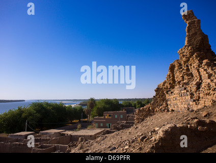 Alten osmanischen Fort, Al-Khandaq, Sudan Stockfoto