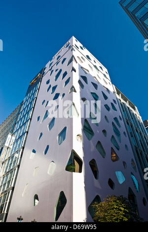 Ginza, Tokio, Japan. Mikimoto Gebäude. Stockfoto