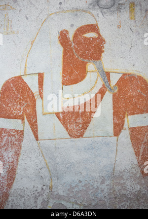 Amseti In der Grabkammer des Grabes von Tanutamani, El Kurru, Sudan Stockfoto