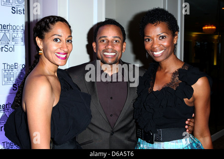 Tracee Ellis Ross Hill Harper, Vanessa Williams kommt nach Los Angeles Hollywood Spendenaktion der Bruderschaft/Schwester Sol Bro/Sis, Stockfoto