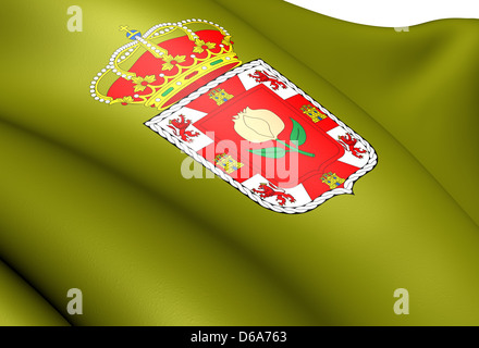 Flagge von Granada Stockfoto