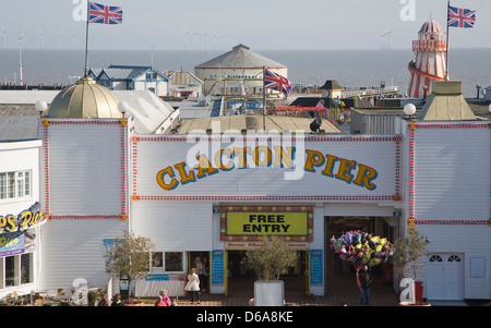 Clacton Pier, Essex, England Stockfoto