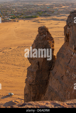 Tempel des Amun In der Heilige Berg des Jebel Barkal, Karima, Sudan Stockfoto