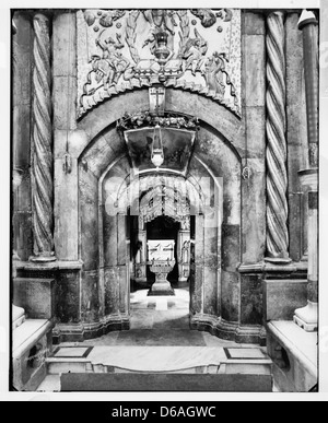 Jerusalem (El-Kouds). Der Engel Stein, Kirche des Heiligen Grabes, um 1900 Stockfoto
