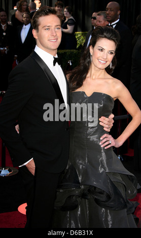 Armie Hammer und Elizabeth Chambers 83rd Annual Academy Awards (Oscars) im Kodak Theatre - Ankünfte Los Angeles statt, Stockfoto