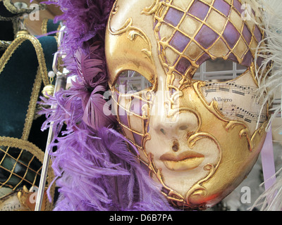 Venezianische Masken in Venedig Italien Stockfoto