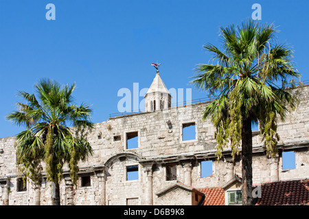 Diokletianpalast Ruinen in Split Stockfoto