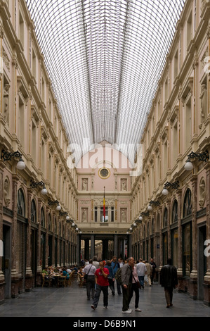 Galeries Royales Saint-Hubert, Brüssel, Belgien Stockfoto