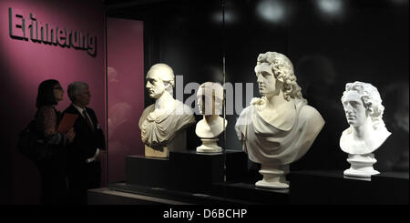 Eine neue Show zeigt Goethes Weg in und Beiträge bis hin zur Moderne im Goethe Nationalmuseum in Weimar, Deutschland, 27. August 2012. Foto: MARTIN SCHUTT Stockfoto