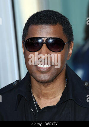 US-Musiker Kenny "Babyface" Edmonds besucht die Zeremonie feiert der neue Star für US-Gruppe Boyz II Men auf dem Hollywood Walk of Fame in Los Angeles, USA, am 5. Januar 2012. Foto: Hubert Boesl Stockfoto