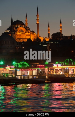 Ägypten, Istanbul, Sirkeci, Rüstem Pasa Camii Und Süleymaniye Stockfoto