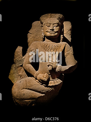 Visnu Angkor Thom Pre Pithu 12. / 13. Jahrhundert Kambodscha Stockfoto