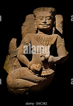 Visnu Angkor Thom Pre Pithu 12. / 13. Jahrhundert Kambodscha Stockfoto